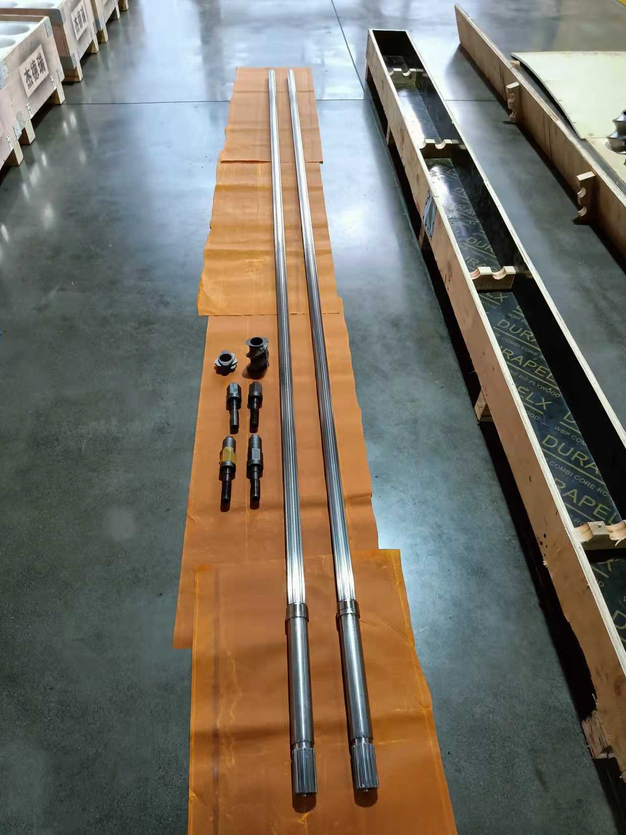 Extruder shaft diagnostic tools and preparation